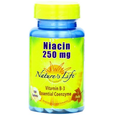 Nature's Life Niacina 250 mg 100 Tabletes