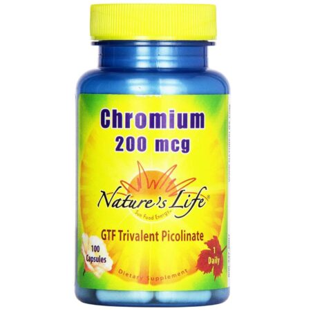 Nature's Life Cromo 200 mcg 100 Cápsulas