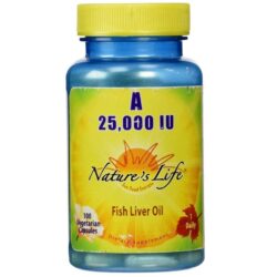 Nature's Life Vitamina A 25.000 UI - 100 Cápsulas: Saúde Ocular e Imunidade