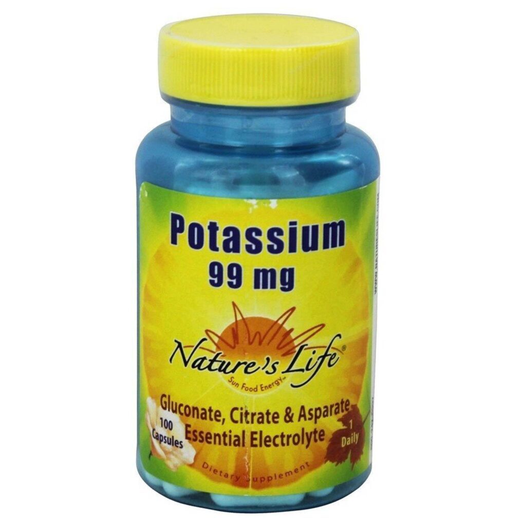 Nature's Life Potássio 99 mg 100 Cápsulas: Equilíbrio Eletrolítico Essencial para o Bem-Estar