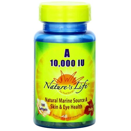 Nature's Life, A 10.000 IU - 100 Cápsulas