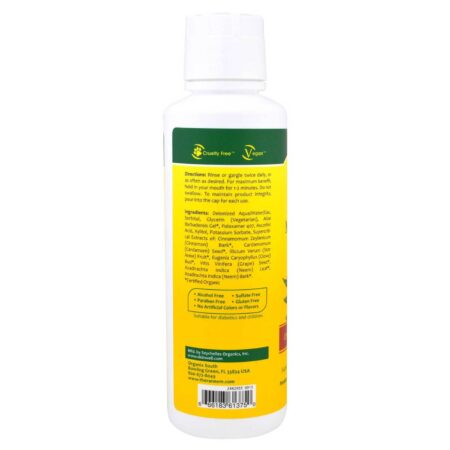 Organix South, Enxaguante Bucal com Extrato de Neem, Canela - 480 ml - Image 2