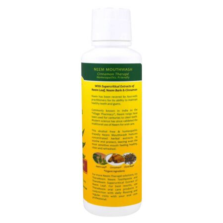 Organix South, Enxaguante Bucal com Extrato de Neem, Canela - 480 ml - Image 3