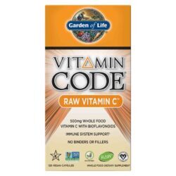 Garden of Life RAW Vitamina C - 120 Cápsulas Vegetarianas para Imunidade e Vitalidade