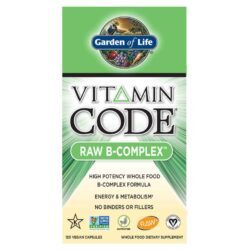 Garden of Life Vitaminas Complexo-B RAW - 120 Cápsulas Vegetarianas