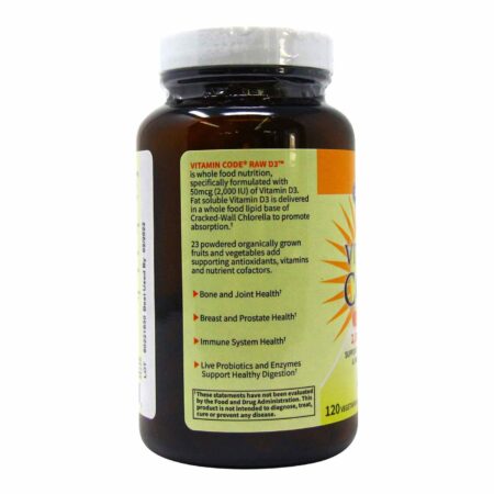 Garden of Life, Vitamin Code® Raw D3™ 2.000 UI - 120 Cápsulas - Image 8