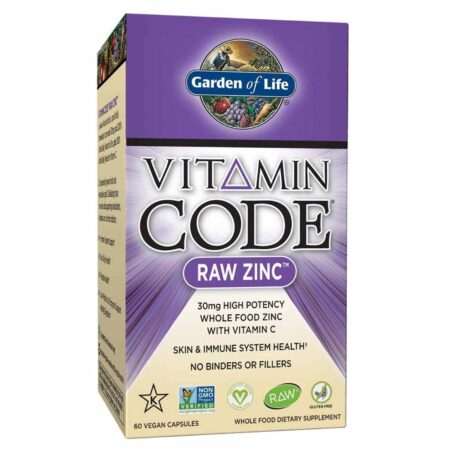 Garden of Life, Zinco com Vitamina C - 60 Cápsulas Vegetarianas - Image 2