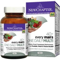 New Chapter Multivitamínico Cotidiano 40 Homem - 48 Tabletes para Vitalidade Masculina