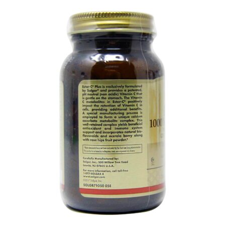 Vitamina C - Solgar Ester-C - 1000 mg - 60 comprimidos - Image 2