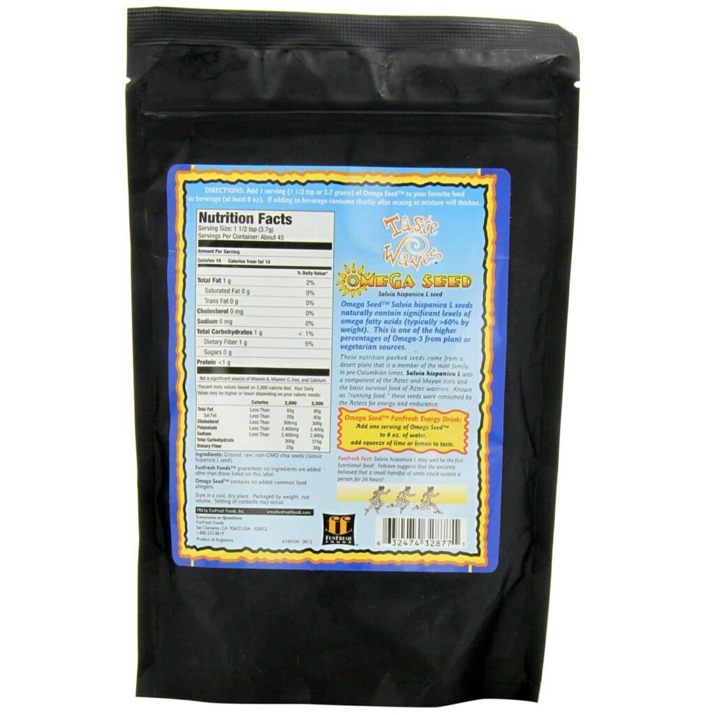 Semente de Chia FunFresh Foods Omega Refeição 170g - Superalimento para Saúde e Bem-Estar - Imagem 2