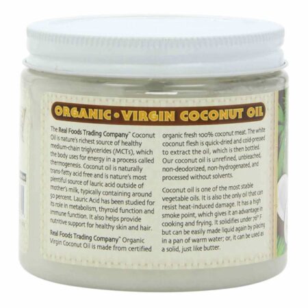 FunFresh Foods Óleo de coco virgem orgânico Natural 14 oz - Image 5