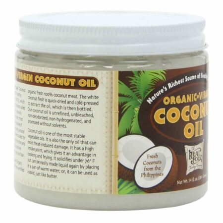 FunFresh Foods Óleo de coco virgem orgânico Natural 14 oz - Image 6