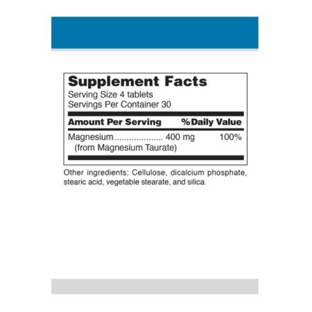 Douglas Labs Magnésio taurato 400 120 Tabletes - Image 3