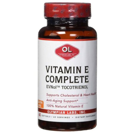 Olympian Labs, Vitamina E - Tocomin Tocotrienol - 60 Cápsulas