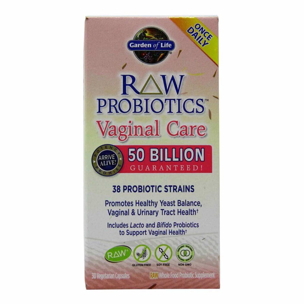 Garden of Life Probiótico Natural Cuidado Vaginal - 30 Cápsulas Vegetarianas