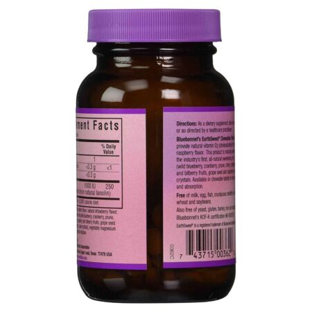 Bluebonnet Nutrition, Vitamina D3 1.000 UI, Framboesa - 90 Tabletes - Image 3