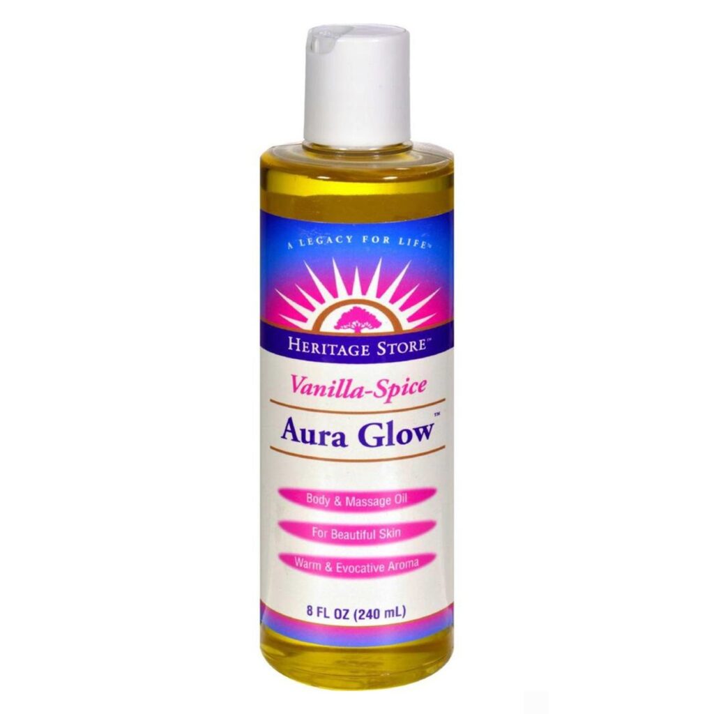 Aura Brilho Vanilla Spice Heritage Products 237ml - Óleo Corporal Perfumado
