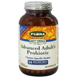 Flora, Probiótico Adulto Avançado – 60 Cápsulas Vegetarianas para Saúde Intestinal