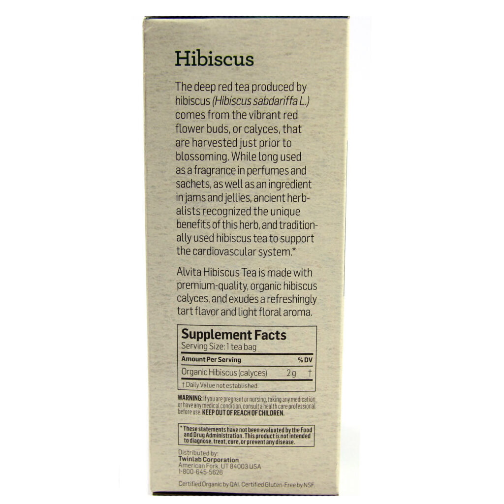 Alvita Chá de Hibiscus - 24 Saquinhos: Refrescante e Saudável - Imagem 4