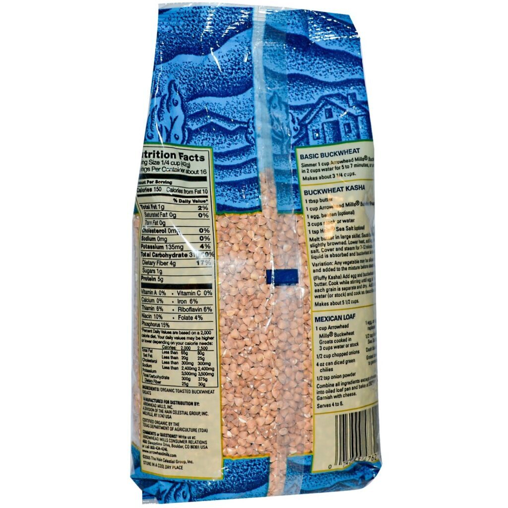 Arrowhead Mills Trigo Mourisco Cereais (Pack com 4 Unidades) - 680g Cada - Imagem 2