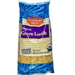 Arrowhead Mills Lentilhas Verdes 454g - Fonte Nutritiva e Versátil