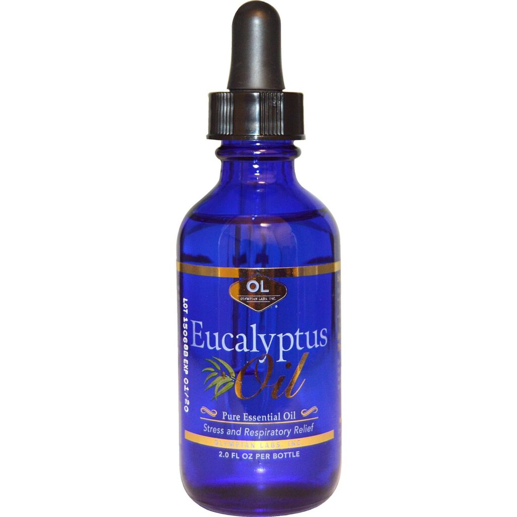 Olympian Labs Óleo Natural de Eucalipto 2.0 fl oz (59ml) - Alívio Respiratório e Bem-Estar