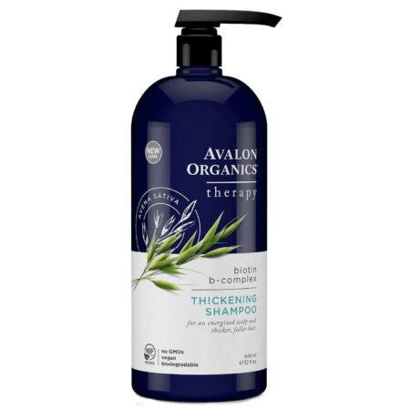 Avalon Orgânicos Biotina B-Complexo engrossando Xampu 32 fl oz