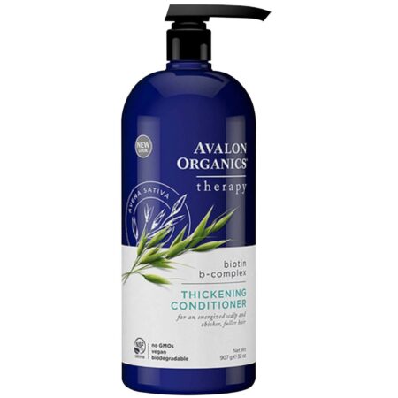 Avalon Organics, Condicionador para Espessamento com Biotina e Complexo-B - 907 gr