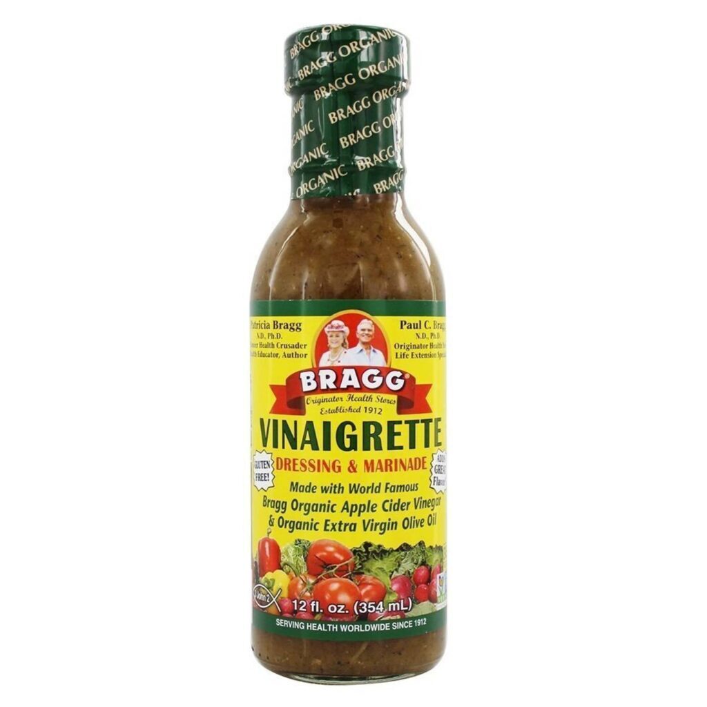 Bragg Molho para Salada Vinagrete - Temperos Naturais e Sabor Autêntico - 354mL