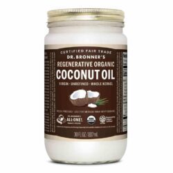 Dr. Bronner's Óleo de Coco Virgem Orgânico Fair Trade 850g - Puro e Versátil para Brasil