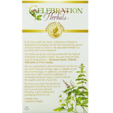 Celebration Herbals Herbal Tea, Chá de Raíz de Ashwagandha - 24 Saquinhos de Chá - Image 3