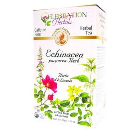 Celebration Herbals Herbal Tea, Chá de Equinácea Purpurea - 24 Saquinhos de Chá