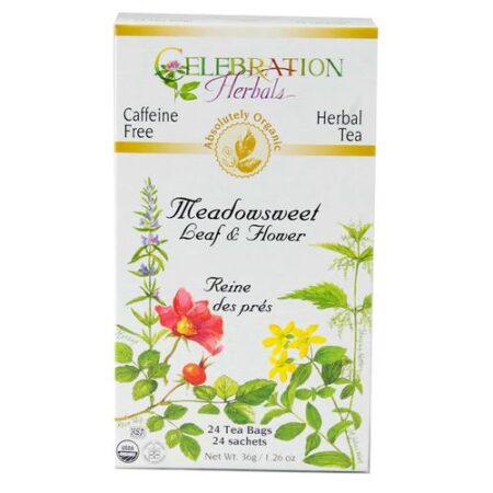 Celebration Herbals, Chá de Folhas e Flores de Meadowsweet - 24 Sacos de chá