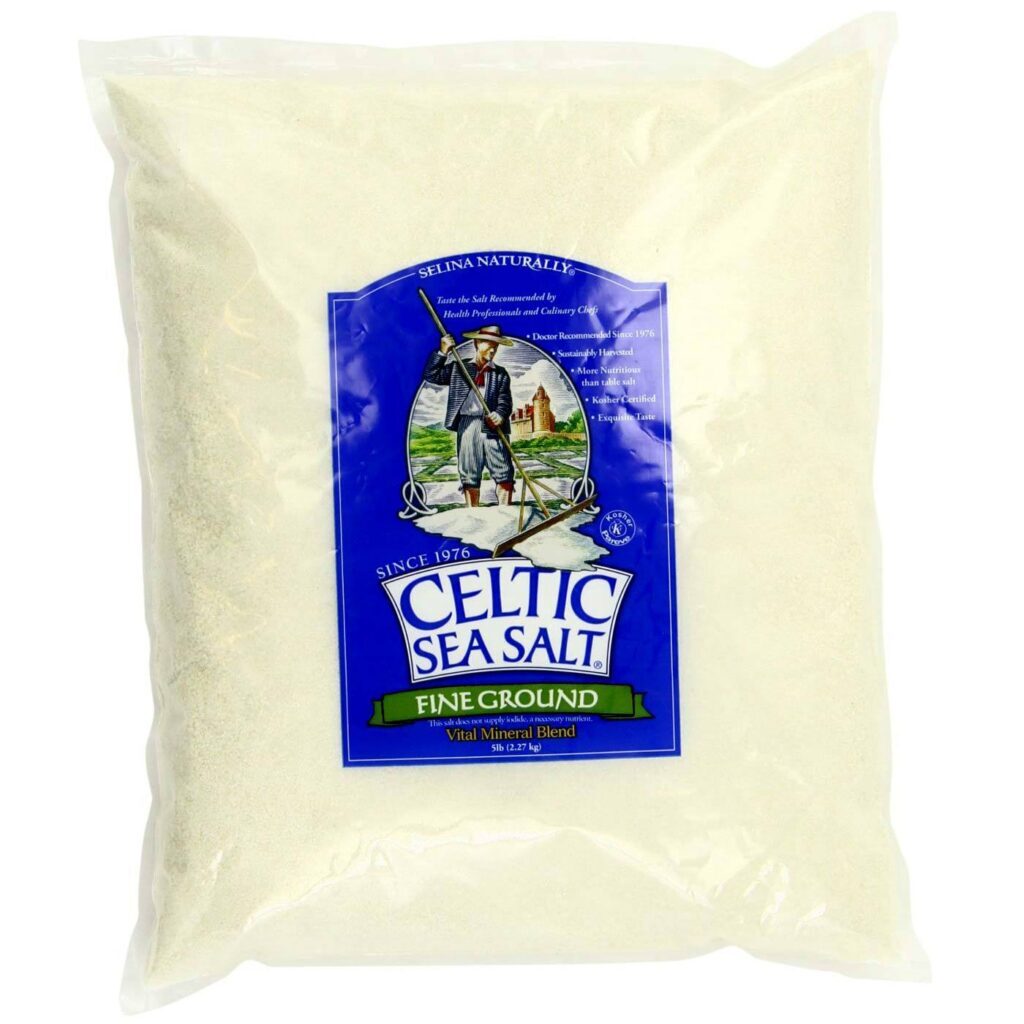 Sal Marinho Celtic Sea Salt Fino Moído - 2.27kg | Pureza e Sabor Premium