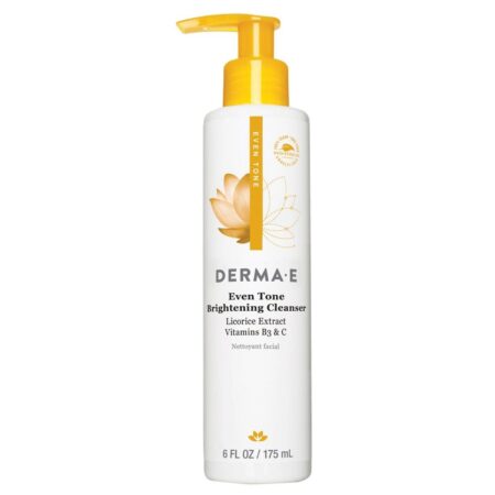 Derma E, Produto de Limpeza Uniformemente Radiante - 6 oz (175mL)