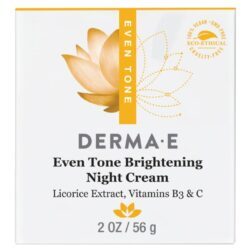 Derma E Creme Noite Clareamento Uniforme Radiante 56g – Pele Luminosa