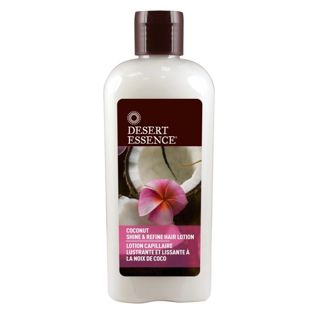 Desert Essence Loção Cabelo Coco 181g: Brilho e Refinamento Intenso