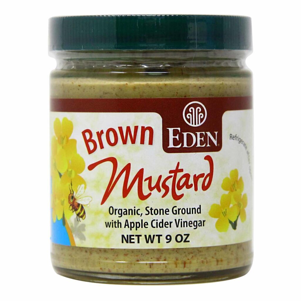 Eden Foods Mostarda Marrom Orgânica 280g: Sabor Autêntico e Natural para sua Cozinha