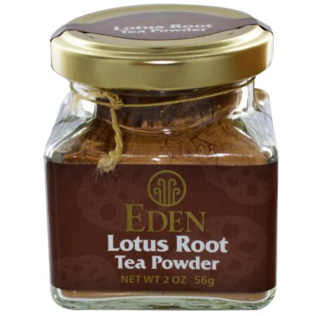 Eden Foods, Chá de Raiz de Lotus em Pó - 56 g