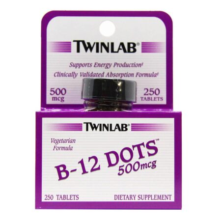 Twinlab, Vitamina B-12 500 mcg - 250 Tabletes