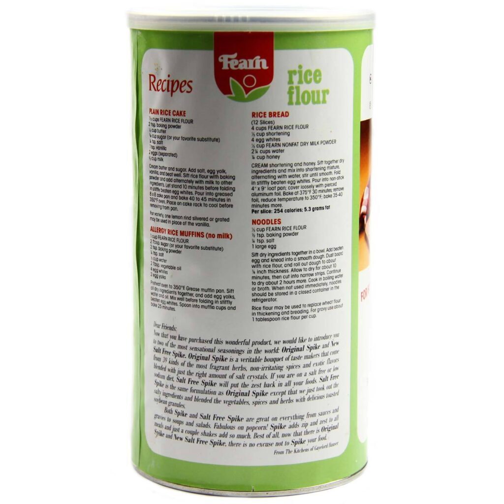 Fearn Farinha de Arroz Integral 1.02 Kg - Fonte de Energia e Nutrientes - Imagem 3