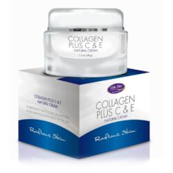 Life-Flo Creme Natural Colágeno com Vitamina C e E - 48g: Pele Radiante e Firme