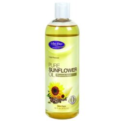 Life-Flo Óleo de Girassol Orgânico Puro 473ml - Saúde e Nutrição Essencial