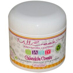 Mill Creek Creme de Calêndula para Bebês 120ml - Pele Suave e Protegida
