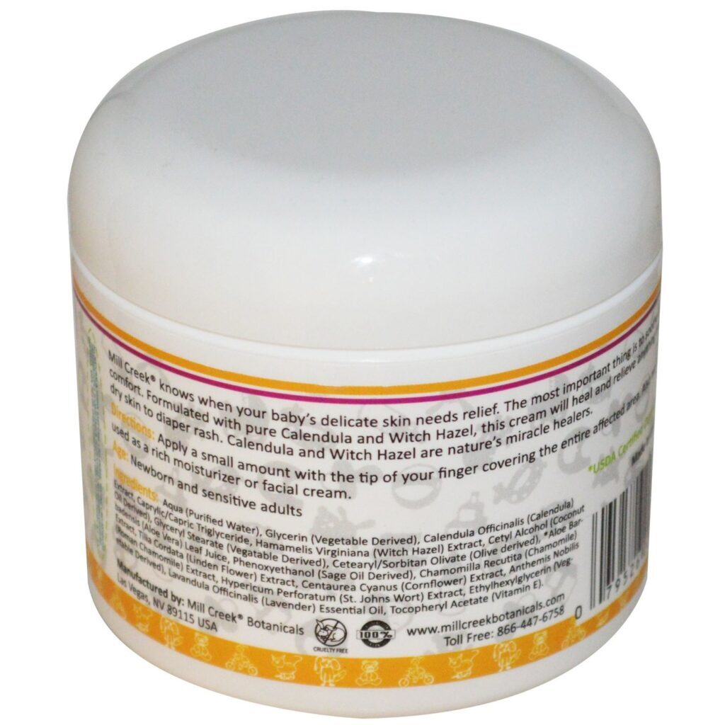 Mill Creek Creme de Calêndula para Bebês 120ml - Pele Suave e Protegida - Imagem 2