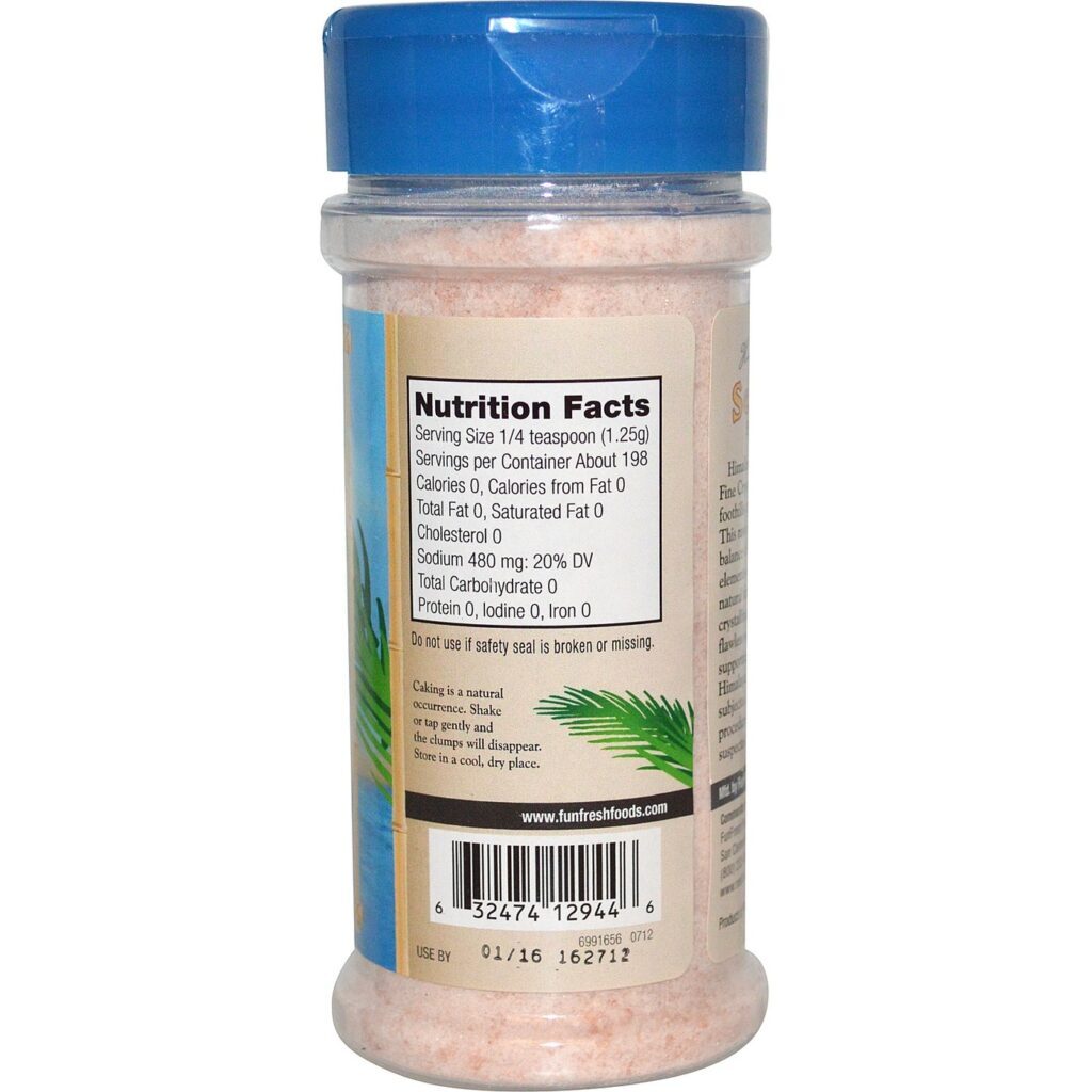 Sal Rosa do Himalaia FunFresh Foods 248g - Puro e Natural para Sua Saúde - Imagem 2