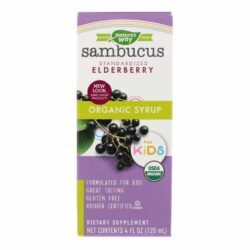 Nature's Way Xarope Infantil de Sambucus Orgânico 120ml: Imunidade Natural para Crianças