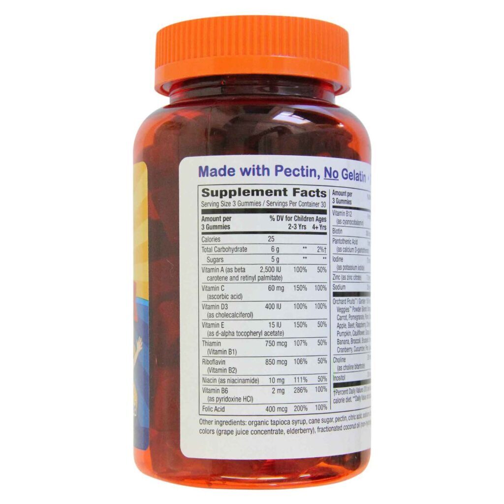 Nature's Way Alive! Multivitamínico Infantil - 90 Gomas Sabor Frutas - Imagem 2