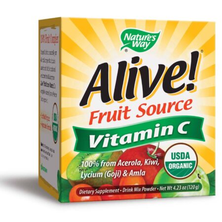 Nature's Way, Alive! Vitamina C - 120 g