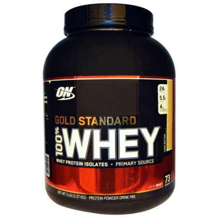 Optimum Nutrition, Gold Standard 100% Whey, Massa de Bolo - 2,27 kg